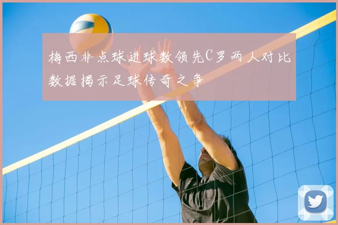 梅西非点球进球数领先C罗两人对比数据揭示足球传奇之争