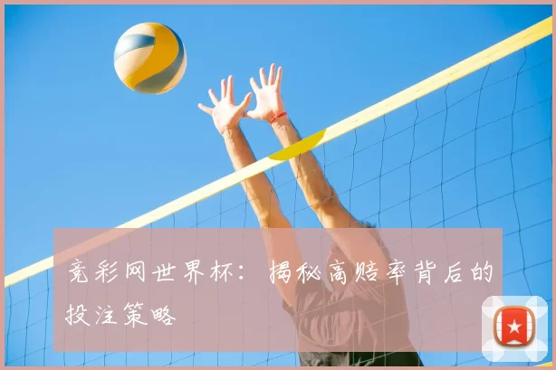 竞彩网世界杯:揭秘高赔率背后的投注策略