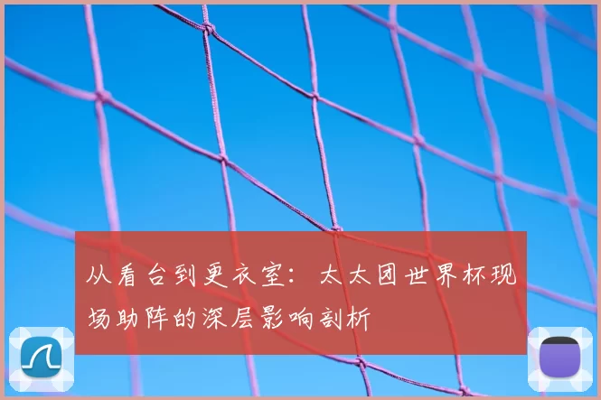 从看台到更衣室:太太团世界杯现场助阵的深层影响剖析