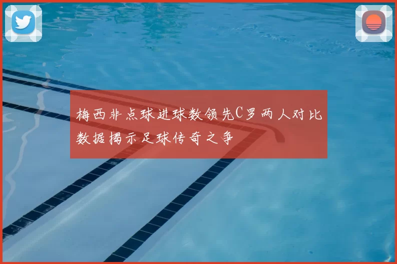 梅西非点球进球数领先C罗两人对比数据揭示足球传奇之争